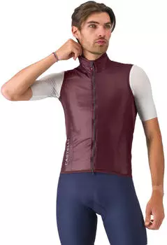 Castelli Aria Vest Herren deep bordeaux/violet