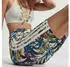 Adidas x FARM RIO BIKE SHORTS (KD4613) talc/st fade gold/cream white