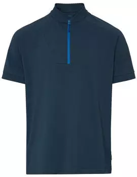 VAUDE Men's Adlux HZ Shirt Radtrikot (22227306) schwarz sea/blau