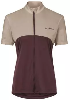 VAUDE Women's Matera FZ Tricot Slim Fit Radtrikot (42749) dark oak