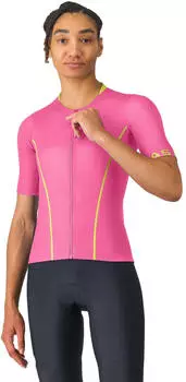 Castelli Anima Flow Trikot (4526058) rosa giro/mango mojito