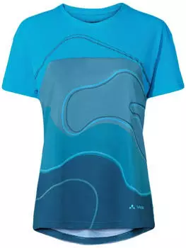 VAUDE Bike Moab Vi Kurzarm T-Shirt Damen (42339) shore blau