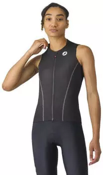 Castelli Anima Flow &Auml;rmelloses Trikot (4526059) schwarz