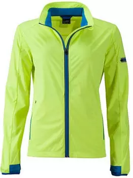 James & Nicholson Ladies' Sports Softshell (JN1125) bright yellow/bright blue