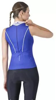 Castelli Anima Flow &Auml;rmelloses Trikot (4526059501) ultraviolet/purple mist