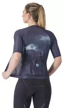 Castelli Women's Climber's A/C Jersey (4526052) belgian blue / neon cobalt-silve