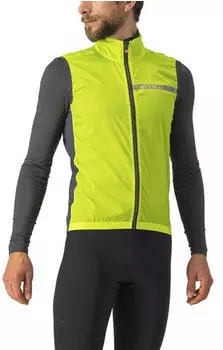Castelli Squadra Stretch W Jacket Cycling Jacket (4521512383) electric lime/dark grey