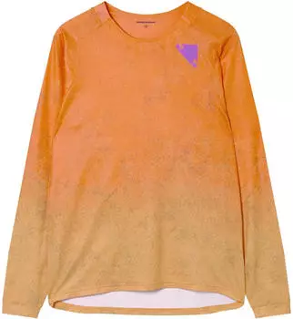 Endura Singletrack Print Langarm MTB Trikot (E5210ENO) orange