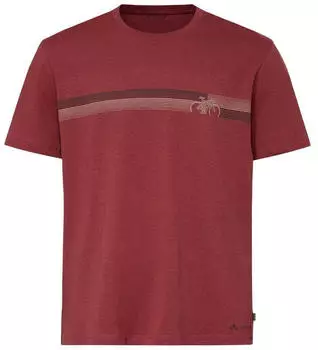 VAUDE Men's Cyclist T-Shirt V Funktionsshirt (42125) redeva/rot