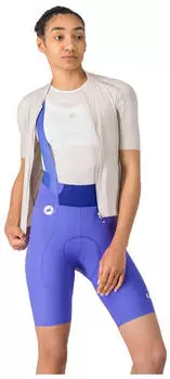 Castelli Espresso 2 W DT Bibshort ultraviolet – Castelli Espresso 2 W DT Bibshort ultraviolet für Rennrad-Ausfahrten
