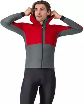 Castelli Fly Direct Jacket red rich / grey urban