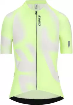 Q36,5 Gregarius Pro Big Logo Short Sleeve Jersey - fluo yellow
