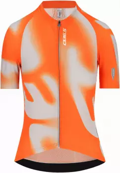 Q36,5 Gregarius Pro Big Logo Short Sleeve Jersey - poppy orange