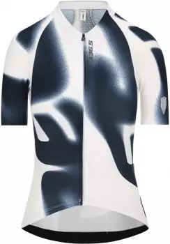 Q36,5 Gregarius Pro Big Logo Short Sleeve Jersey - white