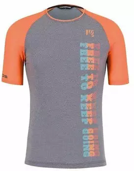 KARPOS Moved Evo Kurzarm-T-Shirt (2531071-032-XXL) outer space/scarlet ibis