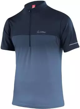 L&ouml;ffler Bike Shirt Flow Halfzip deep water/blue lake