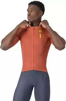 Castelli Drittone Logo Trikot paprika/mango mojito
