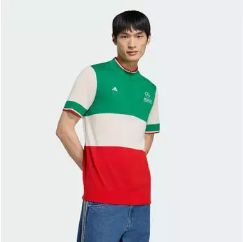 Adidas Mercedes-AMG Petronas Formula 1 Team Giro Di Mercedes Jersey Shirt (KE8326) gr&uuml;n/wei&szlig;/rot