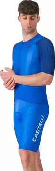 Castelli Free Aero Race S Kit Trägerhose (4526000) azzurro italia/silver grey