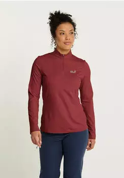 Jack Wolfskin Trail HZ W Longsleeve mit Half-Zip (A66365) merlot