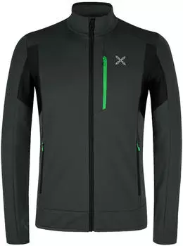 Montura Stretch 2 Maglia Fleece Jacket (MMAP46X) anthrazit/vibe green
