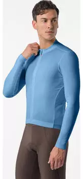 Castelli Espresso Thermal Trikot (4526510) metallic blue