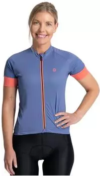 Rogelli Modesta Radtrikot Kurzarm (ROG352202) blau/orange