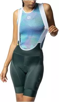 Alé Cycling Pr-e Magic Colour Bib Shorts waldgrün/weiß