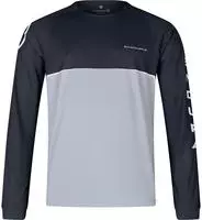 Endura R-E5107BLK/BLKS, Endura - Core Printed L/S Tee - Radtrikot Gr S blau/grau