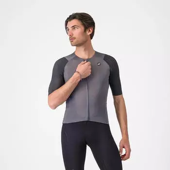 Castelli Aero Race 8S Trikot kurzarm silver gray/smoky gray (Herren) (4526008-870)