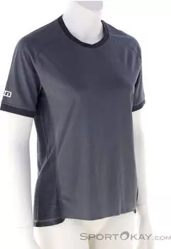 ION MTB Tech Logo Trikot kurzarm schwarz (Damen) (47243-5046-900)