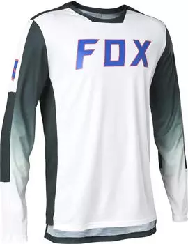 Fox Racing Defend Race Spec Trikot langarm wei&szlig; (Herren) (29446-008)