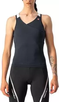Castelli Solaris Top Trikot &auml;rmellos light black/white (Damen) (4522062-085)