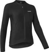 GripGrab 6233-black, GripGrab PACR lang&auml;rmliges Radtrikot Damen schwarz female