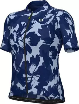 Al&eacute; Pragma Flower Trikot kurzarm blau (Damen)