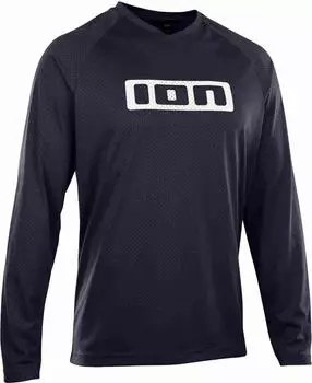 ION MTB Logo Trikot langarm schwarz (47240-5077-900)
