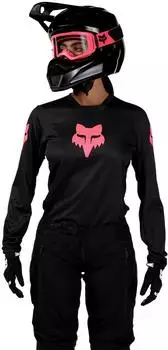 Fox Racing Blackout Trikot langarm schwarz/rosa (Damen) (12337-285)
