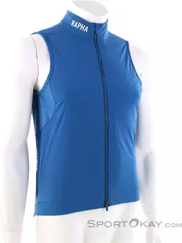 Rapha Pro Team Insulated Trikot &auml;rmellos jewelled blue/white (Herren) (BMZ01XX-JBW)