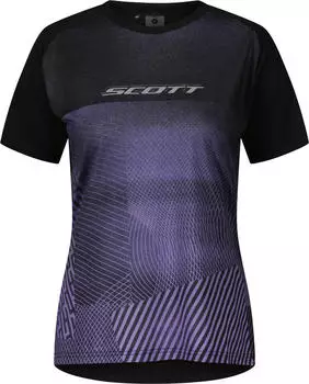 Scott Trail Tuned Trikot kurzarm black/swish purple (Damen) (421433-8038)
