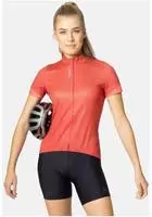 Odlo 411951-30847-L, Odlo T-shirt s/u Collar Short Sleeve Full Zip Essentia...