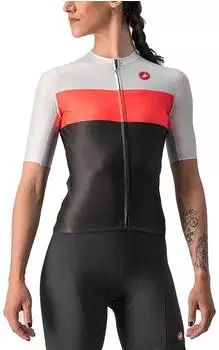 Castelli Aero Pro Trikot kurzarm light black/brilliant pink (Damen) (4522057-085)