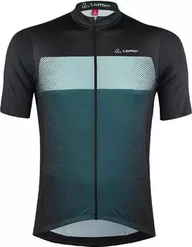 L&ouml;ffler Grady Mid Trikot kurzarm dark petrol (Herren) (27816-984)
