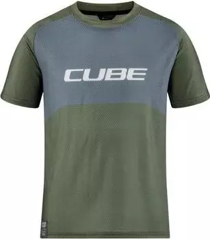 Cube Vertex TM Rookie Trikot kurzarm olivengrey (Junior) (12432)