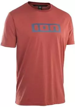 ION MTB Jersey Logo DR Trikot kurzarm spicy red (Herren) (47222-5000-500)