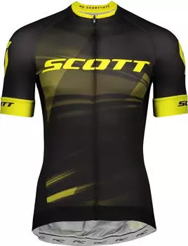 Scott RC Pro Trikot kurzarm black/sulphur yellow (Herren) (275273-5024)