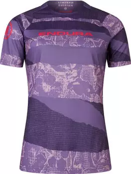 Endura Patchwork LTD Print Trikot kurzarm bramble (Damen) (E6243BRA)