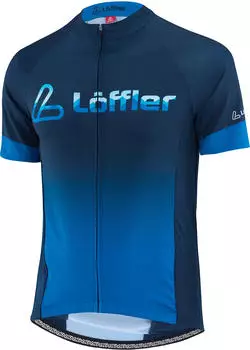L&ouml;ffler Bike FZ Messenger Mid Trikot kurzarm deep water/indigo (Herren) (24602-475)