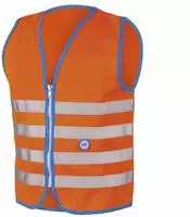 Wowow 011286, Wowow Reflexweste Fun Kids orange - Gr&ouml;&szlig;e L