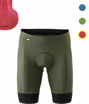 Gonso Sitivo Fahrradhose kurz dakota shadow/fire (Herren) (3003172-M12577)