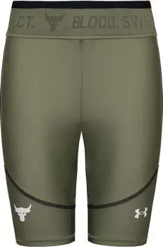 Under Armour Project Rock HeatGear Fahrradhose kurz tent/stone (Damen) (1366005-361)